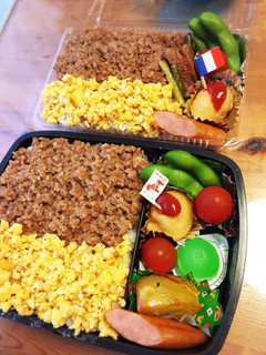 小5☆主人のお弁当(捨て容器)-レシピのメイン写真
