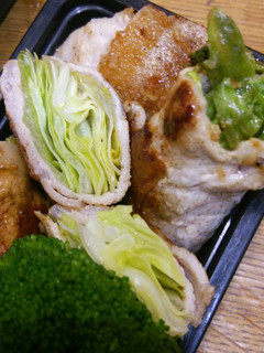 ヘルシー**レタスの豚薄切り肉巻き**-レシピのメイン写真
