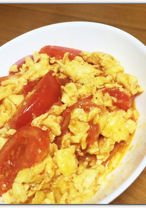 簡単！ トマトと卵の中華風炒め-レシピのメイン写真