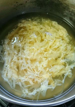 ふんわり卵スープ✩卵の入れ方 ふわふわ❀-レシピのメイン写真