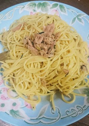 超簡単！お茶漬けのもとで和風パスタ-レシピのメイン写真