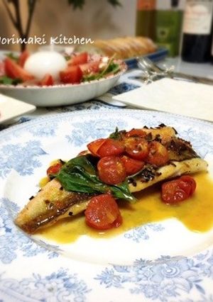 白身魚のソテー＊トマト塩バター味-レシピのメイン写真