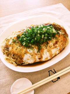 フライパンで簡単☆餃子お好み焼き*広島風-レシピのメイン写真