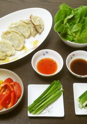 餃子のサラダラップ-レシピのメイン写真