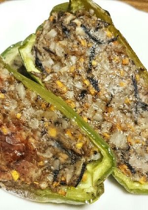 ピーマンの肉詰め グリル焼き-レシピのメイン写真