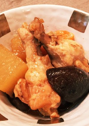 圧力鍋で簡単☆鶏と大根と椎茸の中華風-レシピのメイン写真