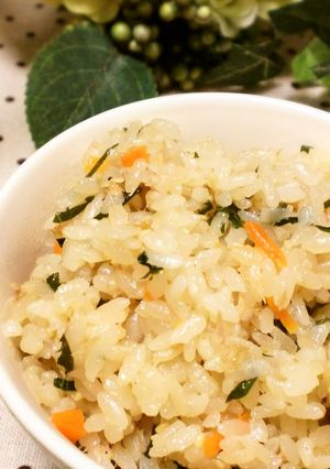 ぱぱっと！ツナと大葉の炊き込みご飯-レシピのメイン写真