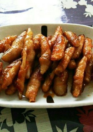 葉生姜の肉巻き-レシピのメイン写真
