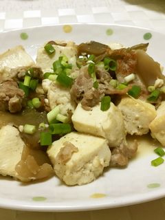 ザーサイとお豆腐と豚肉の炒め物-レシピのメイン写真