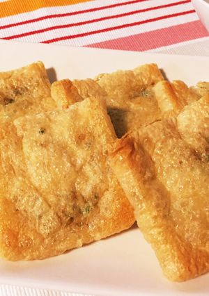 おつまみに！油揚げで餃子風〜-レシピのメイン写真