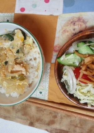 無油親子丼（血管ダイエット食789）-レシピのメイン写真