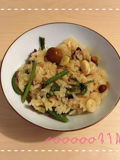 超簡単*優しい味の山菜の炊き込みおこわ-レシピのメイン写真