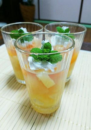 簡単フルーツ寒天-レシピのメイン写真
