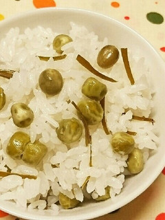 豆ご飯★昆布まるごとで栄養満点!!-レシピのメイン写真