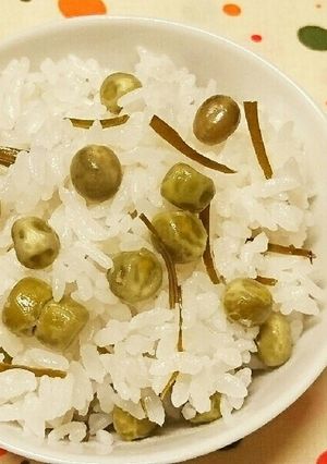 豆ご飯★昆布まるごとで栄養満点！！-レシピのメイン写真