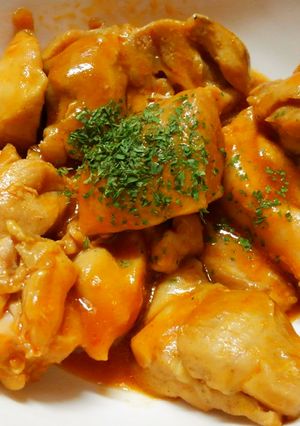 簡単旨い！鶏もも肉のケチャップポン酢焼き-レシピのメイン写真