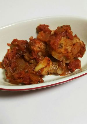 簡単＊白身魚のトマト煮込み＊-レシピのメイン写真