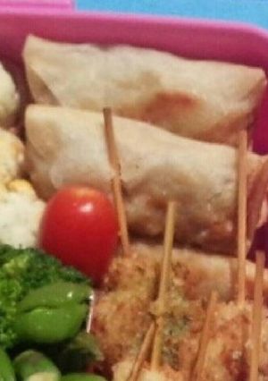 お弁当にも♪えび入すり身で春巻き-レシピのメイン写真