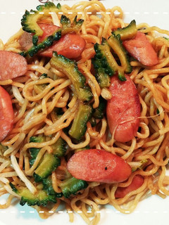 市販麺で簡単!ゴーヤ本格ソースやきそば-レシピのメイン写真