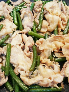豚肉とにんにくの芽の炒め物-レシピのメイン写真