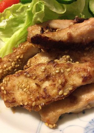 鶏胸肉でガッツリしっとり醤油焼-レシピのメイン写真