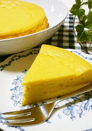 豆乳deかぼちゃのチーズケーキ☆-レシピのメイン写真