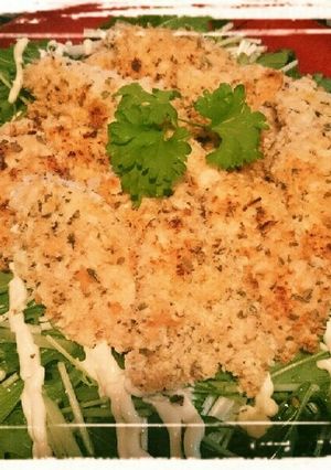 鶏胸肉のパン粉焼き-レシピのメイン写真