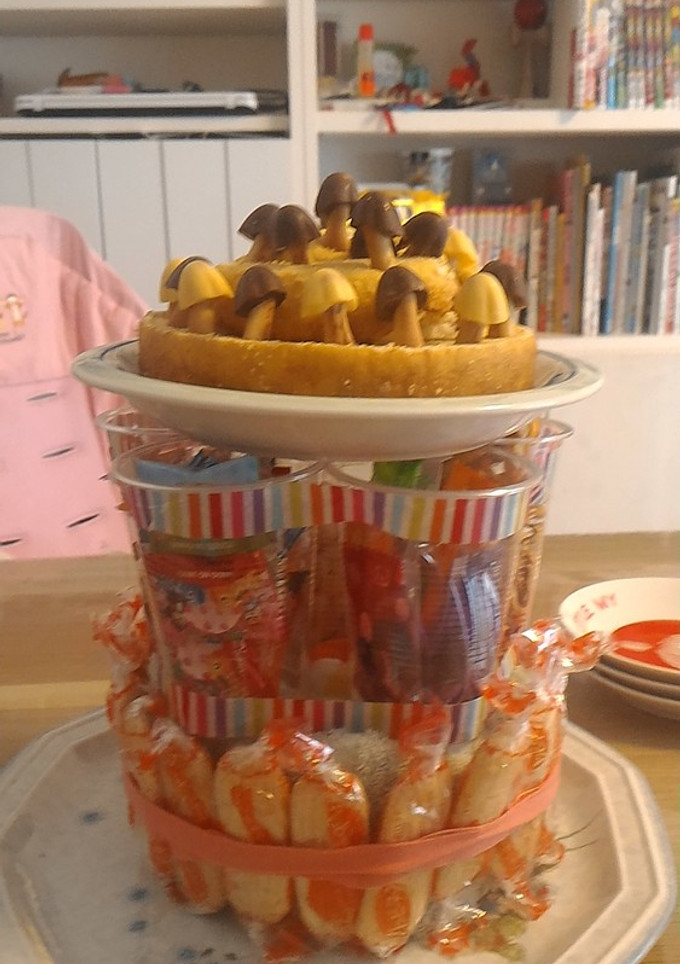 お菓子の塔-レシピのメイン写真
