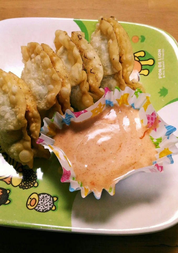 揚げ餃子のキムチマヨだれ-レシピのメイン写真