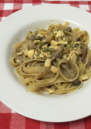 カリカリチーザのクリームパスタ-レシピのメイン写真