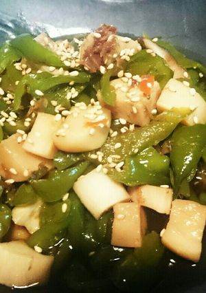 エリンギとピーマンのピリ辛煮-レシピのメイン写真