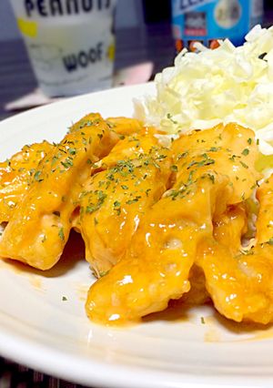 鶏むね肉のマヨソース焼き♡-レシピのメイン写真