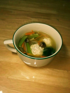 時短 5分で作れる鶏肉団子スープ-レシピのメイン写真