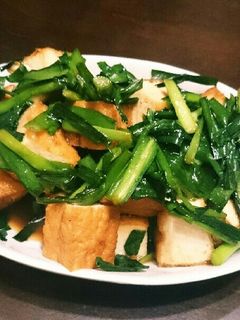 ★厚揚げとニラの生姜炒め★-レシピのメイン写真