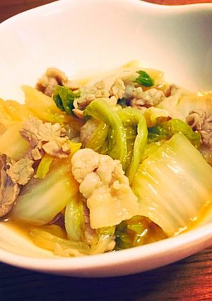 トロトロに煮えた芯が絶品☆豚バラ白菜煮-レシピのメイン写真