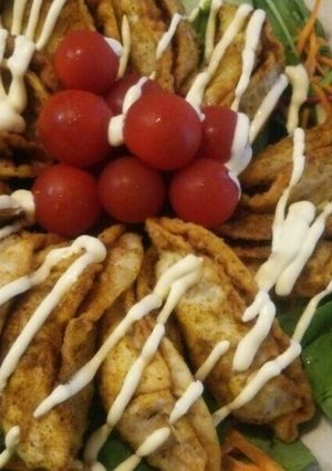 王将の餃子で✨サモサ風サラダ✨-レシピのメイン写真