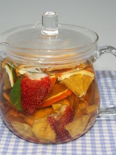 自家製☆食品乾燥機でドライフルーツティー-レシピのメイン写真