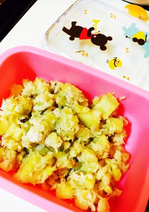 サツマイモと玉ねぎの簡単スイートポテサラ-レシピのメイン写真