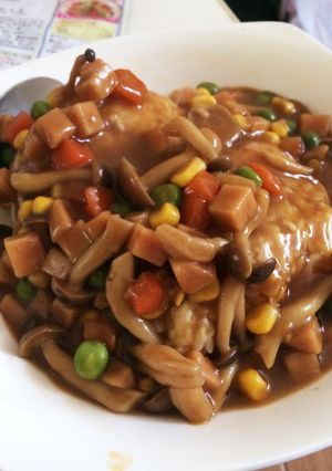 ネオサイタマのカレーライス、アサガオ風-レシピのメイン写真