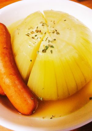 玉ねぎ丸ごとスープ-レシピのメイン写真