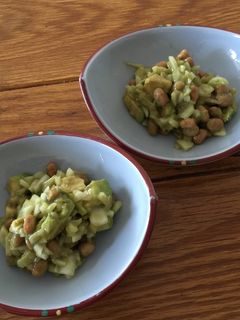 アボカドと納豆と新玉ねぎのわさび醤油あえ-レシピのメイン写真