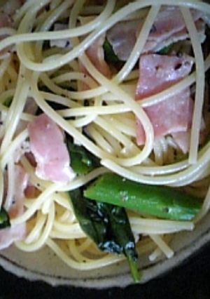 アスパラベーコンパスタ-レシピのメイン写真