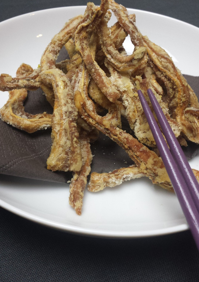 ミミガー(豚の耳皮)の唐揚げ-レシピのメイン写真