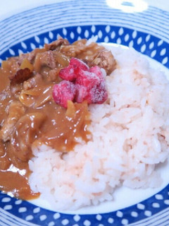 ココナッツとトマト風味の本格カレー10分-レシピのメイン写真