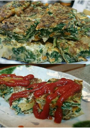 うまい菜キッシュ風卵焼き （大量消費）-レシピのメイン写真