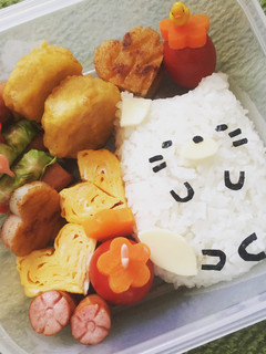 すみっこぐらし ラブラブねこ キャラ弁-レシピのメイン写真