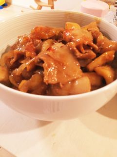 簡単 ちくわ入り豚丼-レシピのメイン写真