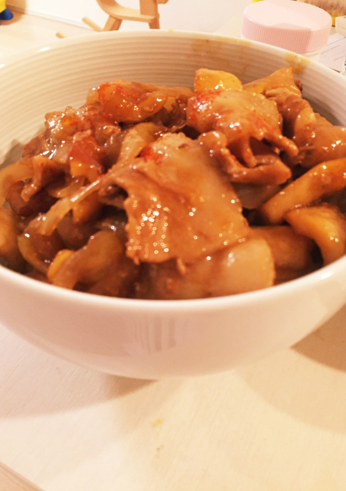 簡単 ちくわ入り豚丼-レシピのメイン写真