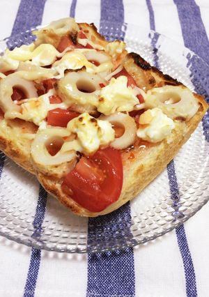トマトと竹輪のスイチリチーズトースト-レシピのメイン写真