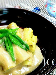 ヘルシー◎レンチン揚げナスの胡麻ダレ煮-レシピのメイン写真